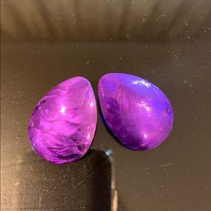 Purple Earrings